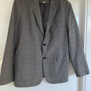 John Varvatos Cotton Plaid Sport Coat Jacket
